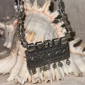Sale * Vintage Handcrafted Aztec inspired necklace